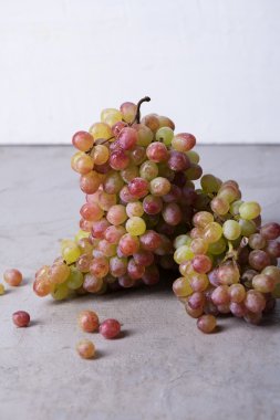 Üzüm, closeup taze olgun şarap üzüm. Açık renkli. 