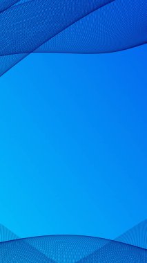 Teknolojiden esinlenmiş fütüristik mavi dalgalar