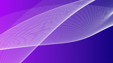 Yumuşak eğimli modern menekşe mavisi soyut eğriler