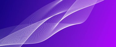 Modern menekşe mavi soyut eğriler pürüzsüz eğimlerle