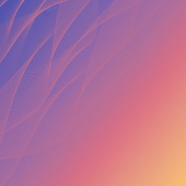 Yumuşak gökkuşağı akış çizgileri ve pürüzsüz eğim hareketi