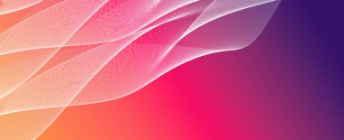 Katmanlı hareketli dinamik çok renkli soyut eğriler