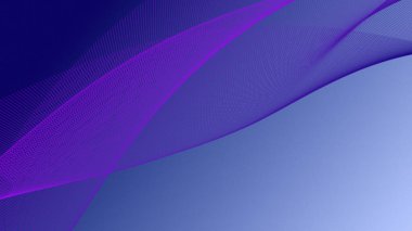 Katmanlı gradyan içeren mor ve mavi soyut dalgalar