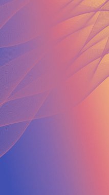 Yumuşak renkli gökkuşağı çizgileri yumuşak eğimli.