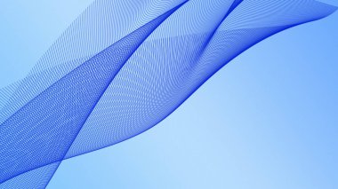 Yumuşak mavi akış çizgileri, soluk modern arka plan