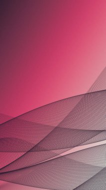 Koyu kırmızı akış çizgileri dramatik bir soyut görünüm yaratıyor