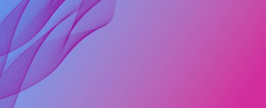 Modern tarzda zarif pembe, soyut dalgalar.