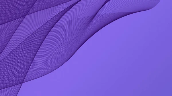 Pürüzsüz desenli minimum mor soyut dalgalar