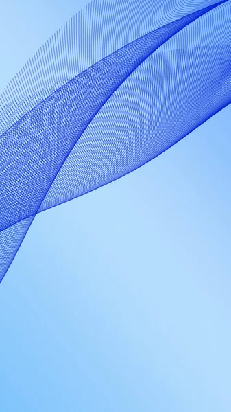 Yumuşak eğimli açık mavi akış çizgileri