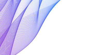 Yumuşak mavi ve mor akış çizgileriyle soyut şeffaf kaplama.