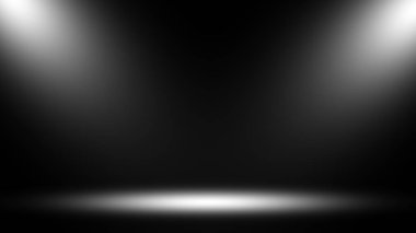 Çift yumuşak spot ışıkları ve pürüzsüz eğimli ışıklandırma