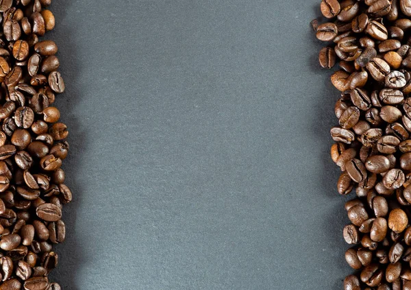 Kaffeebohnen Sind Nicht Schwarz Strukturiert — Stockfoto