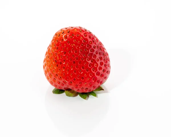 Red strawberry isolated on white background. — Stock Photo, Image