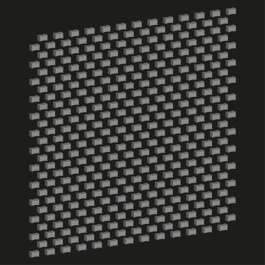 Altıgen nokta deseni. Geometrik doku vektörü. Isometric fayanslı şekil. Gradyan monokrom elementi. EPS 10.