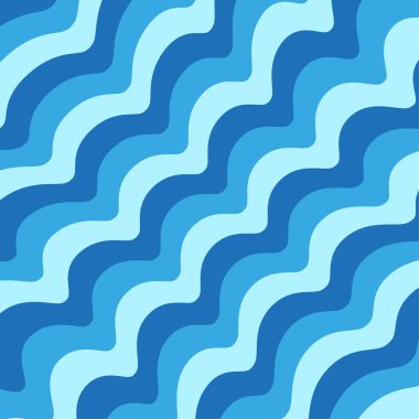 Dalgalı çizgili desen. Çapraz mavi çizgiler. Okyanus dalgası taşıyıcısı. Sıvı arkaplan dokusu. EPS 10.
