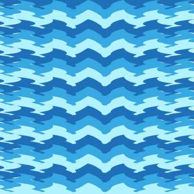 Zigzag çizgisi deseni. Mavi dalga motifi. Soyut su taşıyıcısı. Dinamik arka plan dokusu. EPS 10.