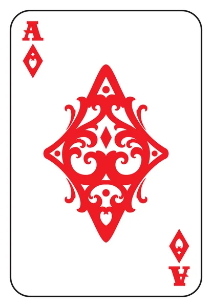 Ace of Diamonds — Stock Vector