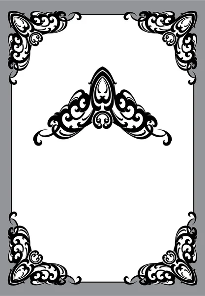 Art nouveau frame — Stock Vector