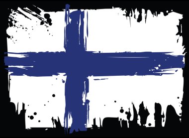 Finlandiya bayrağı. Tasarım öğesi