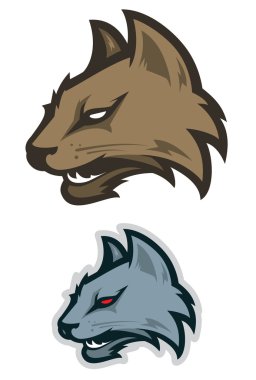 Vahşi kedi spor logo