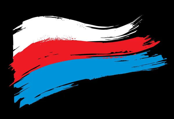 La bandera de Rusia — Vector de stock