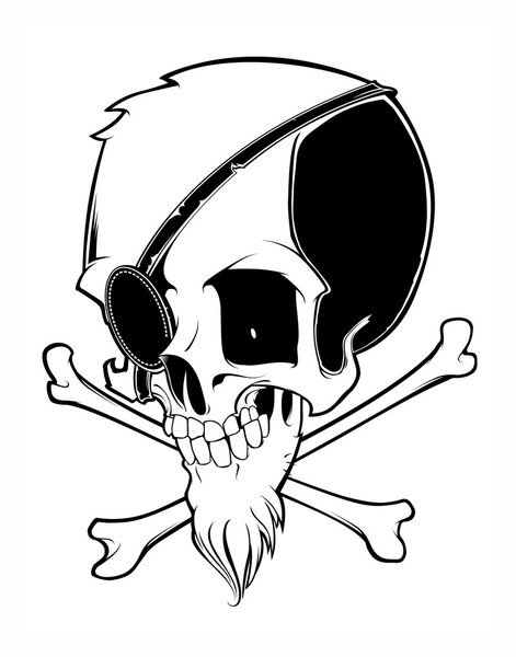 Pirate skull