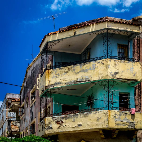 Havane Cuba Avril 2014 Résidences Population Locale Havane Cuba — Photo