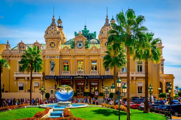 Monte Carlo Casino Herní Zábavní Komplex Monaku Kasino Vlastní Provozuje — Stock fotografie