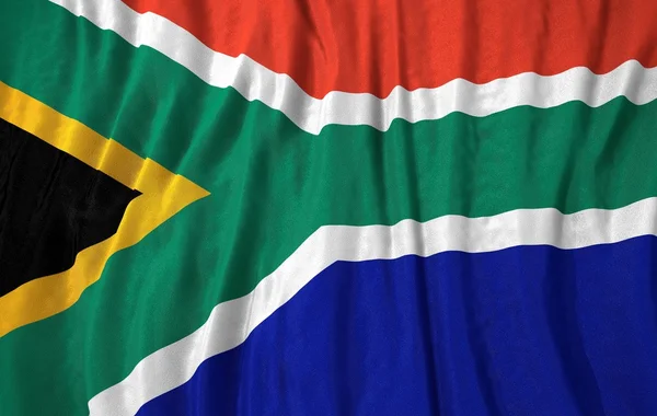 Corrugated south african flag — Stock fotografie