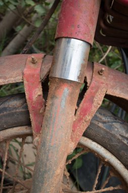 Dikey Mcu çamurlu ön çatal ve hafif motosiklet tekerleği