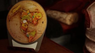 Dolly Vintage Retro Harita into Taşı: Dolly yarı-yay dışarı