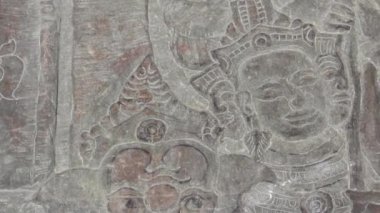 Antik Tapınağı (Angkor) - detay kısma fil Tanrı Ganesh Ecu