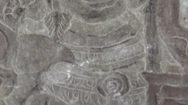 Antik Tapınak (Angkor) -Bas-kabartma detay Ecu Dancer