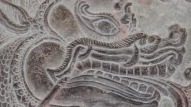 Antik Tapınak (Angkor) - Ecu ejderha oyma, yavaş tava