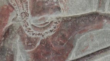 Antik Tapınak (Angkor) - Ecu Bas-kabartma detay