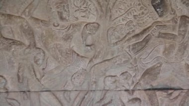 Antik Tapınak (Angkor) - Bas-kabartma detay #7
