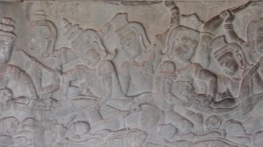 Antik Tapınak (Angkor) - Bas-kabartma detay #9