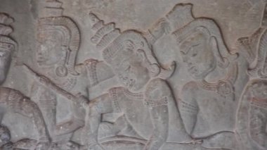 Antik Tapınak (Angkor) - Bas-kabartma detay #10