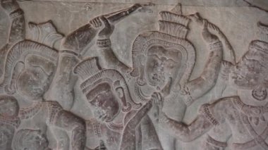 Antik Tapınak (Angkor) - Bas-kabartma detay #11