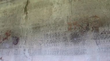 Antik Tapınak (Angkor) - Ws savaş sahnesi Bas-rölyef