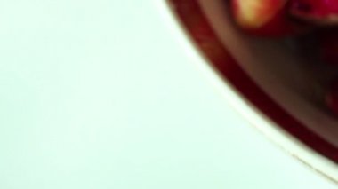 Makro Egzotik Asya Ejderha Meyve Dolly kadar yakın (İleri ve geri taşıyın)