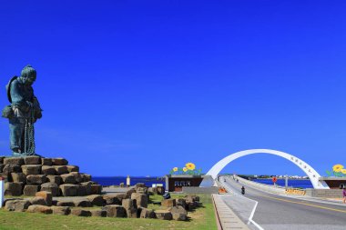 Penghu Tayvan 'da köprüden geçmek