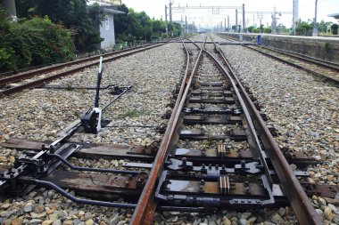 Tayvan 'da demiryolu hattı.