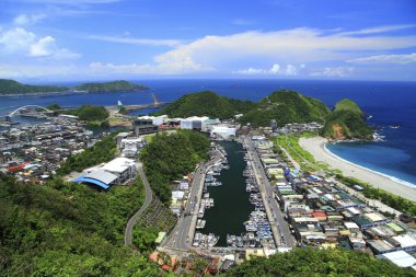 Yilan Tayvan deniz manzarası