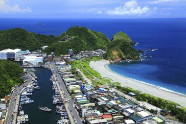 Yilan Tayvan deniz manzarası