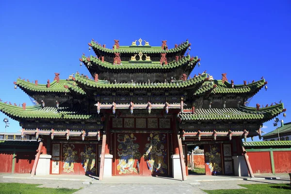 Moğolistan Daki Bogda Khan Kış Sarayının Mimarisi — Stok fotoğraf