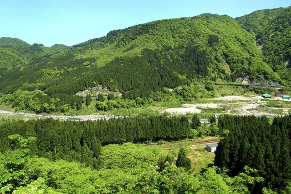 Ορεινό Τοπίο Της Tateyama Στην Ιαπωνία — Φωτογραφία Αρχείου