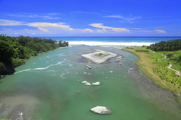 Pemandangan Laut Taitung Taiwan — Stok Foto