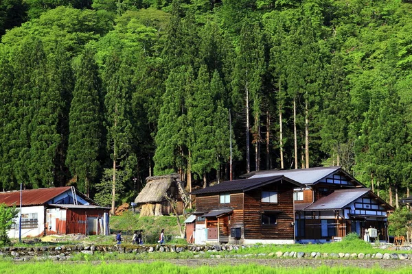 Domy Gassho Japonii — Zdjęcie stockowe