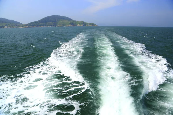 Widok Morze Mazu Fujian — Zdjęcie stockowe